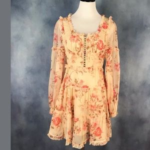 zimmermann corsair frill corset dress